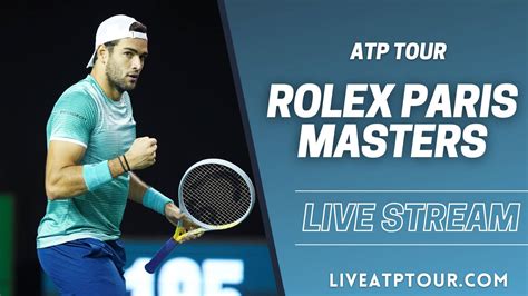 tournoi tennis rolex paris master|watch paris masters live tennis.